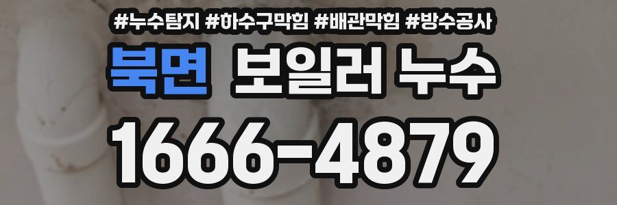 북면 보일러 누수