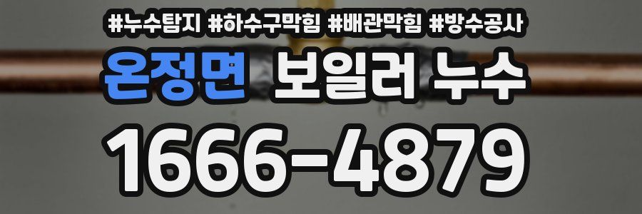 온정면 보일러 누수