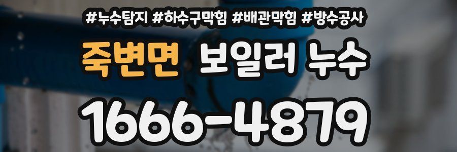 죽변면 보일러 누수