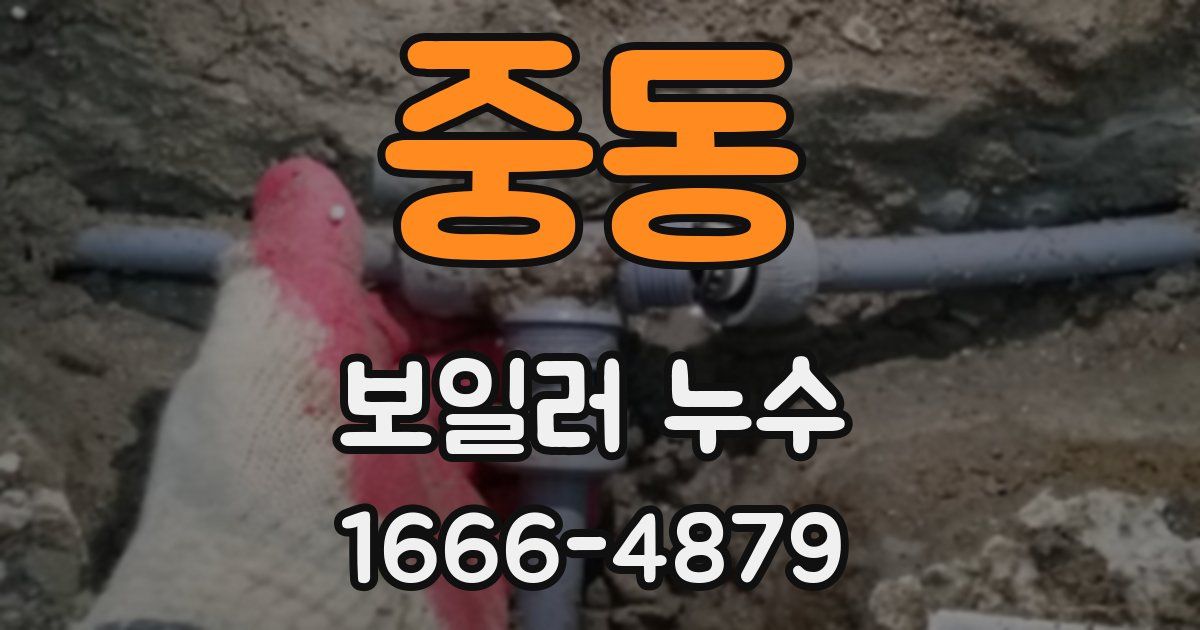 중동 보일러 누수