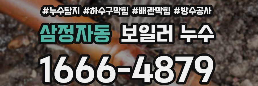 삼정자동 보일러 누수