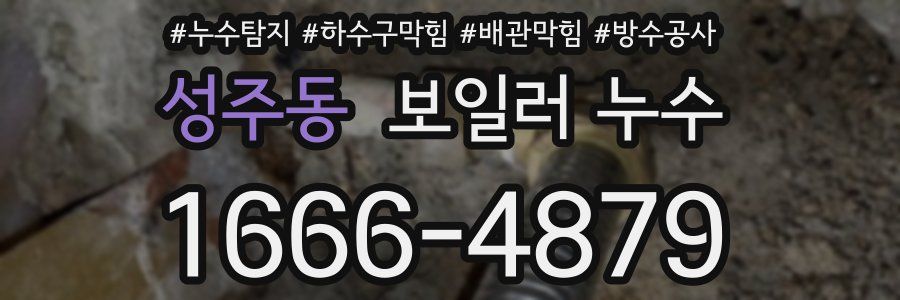 성주동 보일러 누수