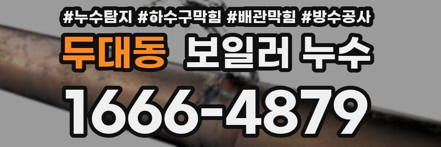 두대동 보일러 누수