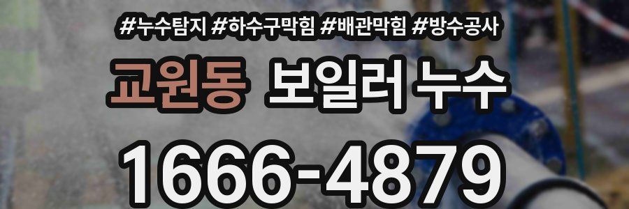 교원동 보일러 누수