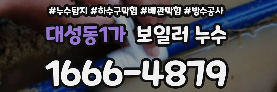대성동1가 보일러 누수