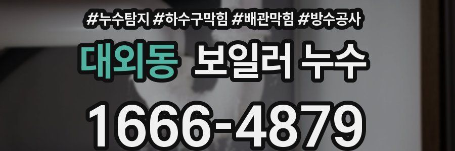 대외동 보일러 누수