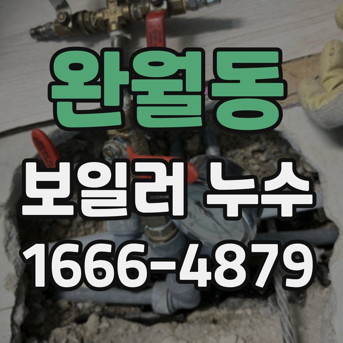 완월동 보일러 누수