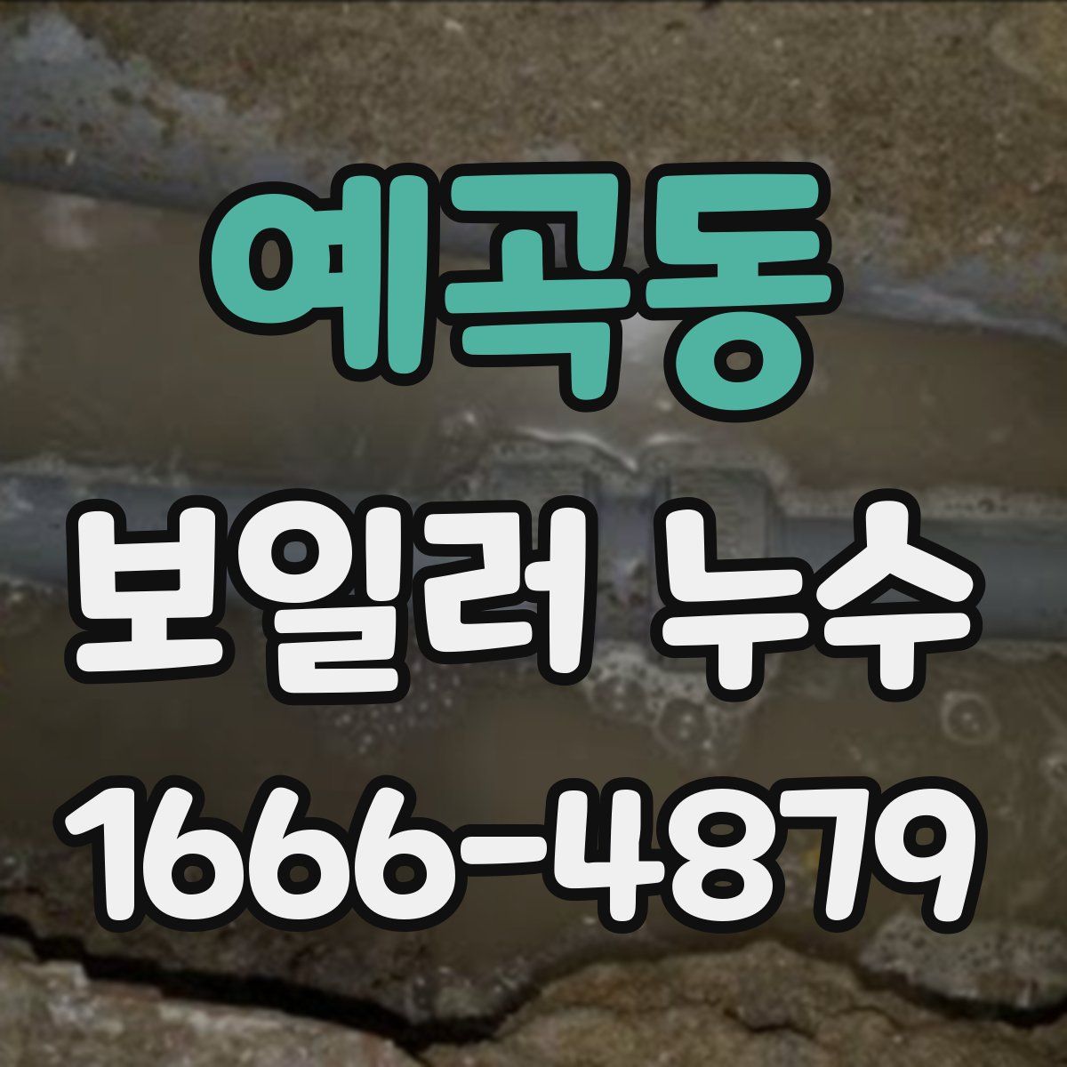 예곡동 보일러 누수