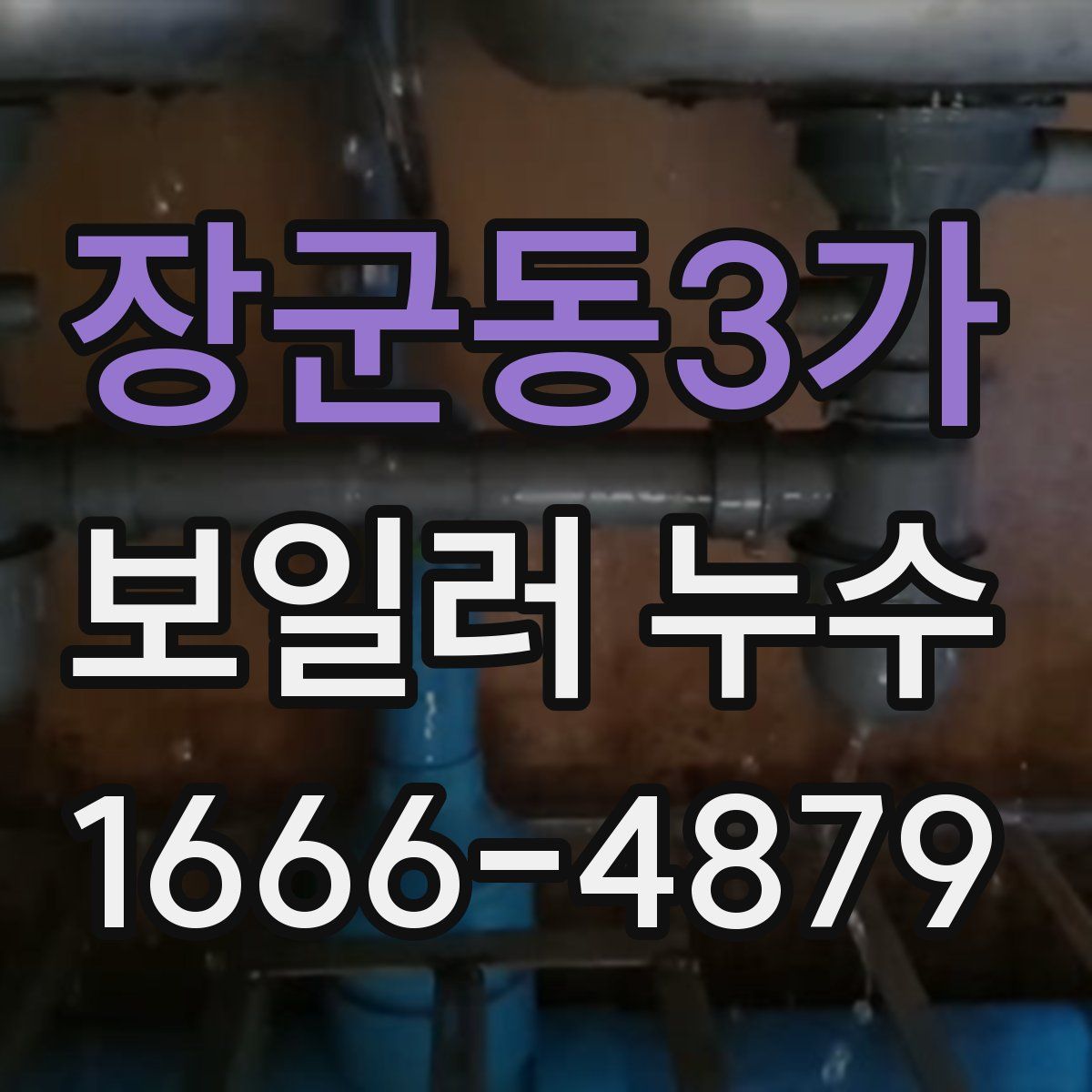 장군동3가 보일러 누수