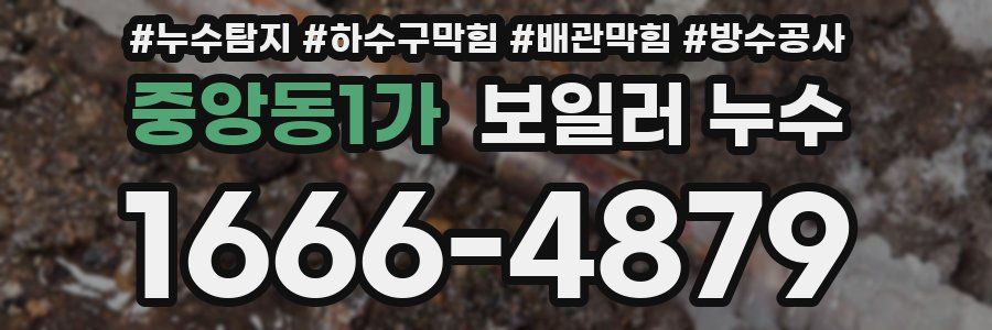 중앙동1가 보일러 누수