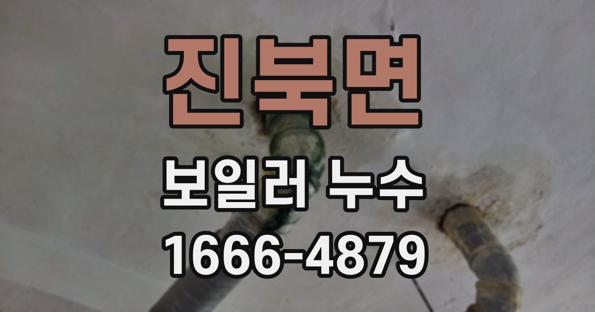 진북면 보일러 누수