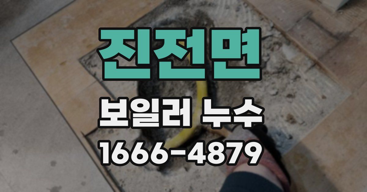 진전면 보일러 누수