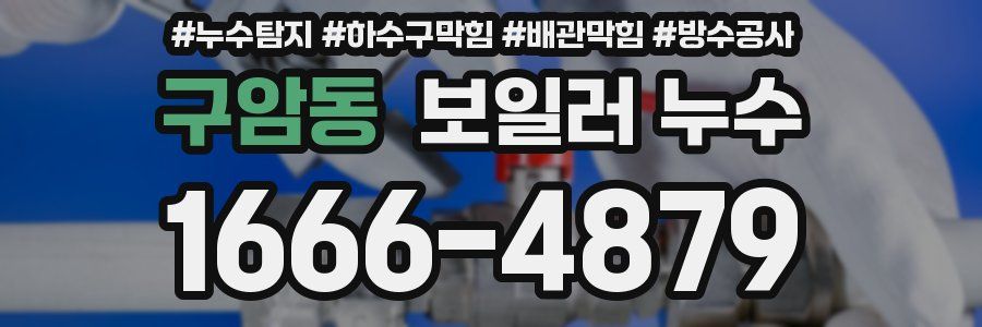 구암동 보일러 누수
