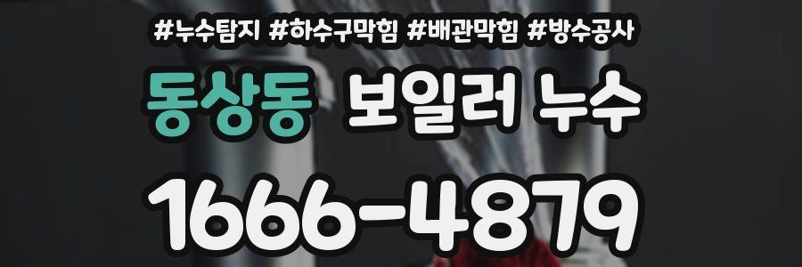 동상동 보일러 누수