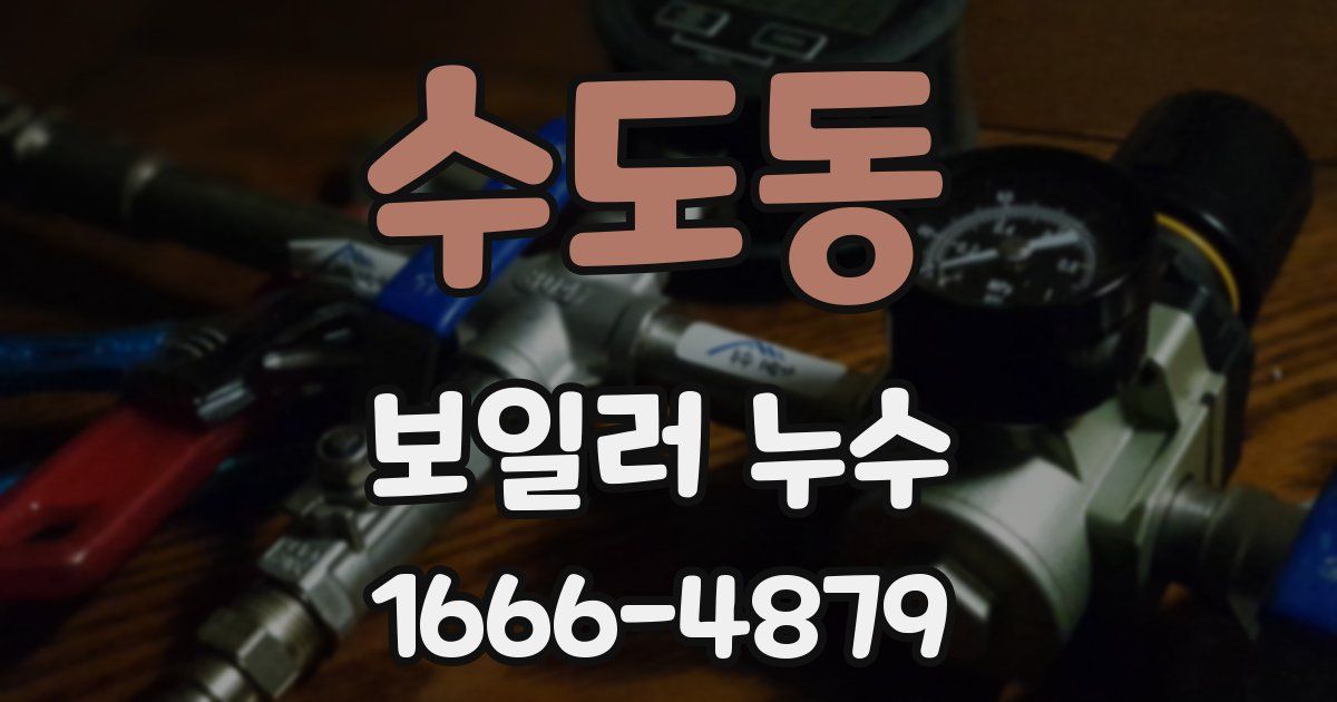 수도동 보일러 누수