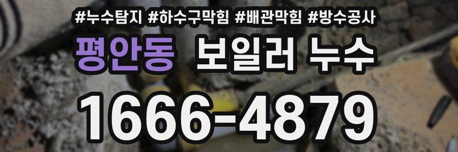 평안동 보일러 누수