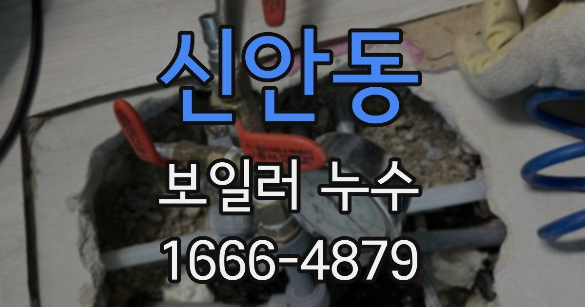 신안동 보일러 누수