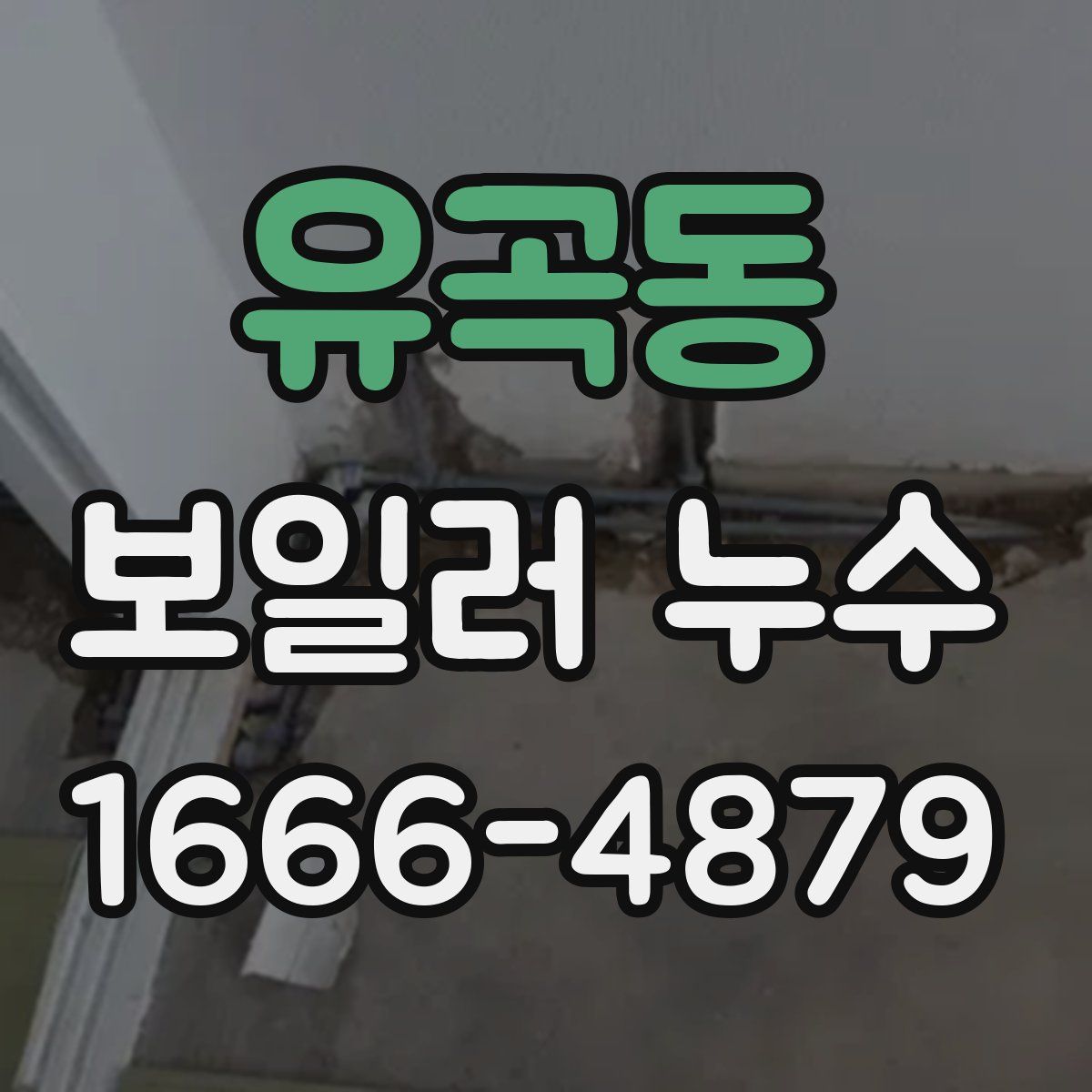 유곡동 보일러 누수