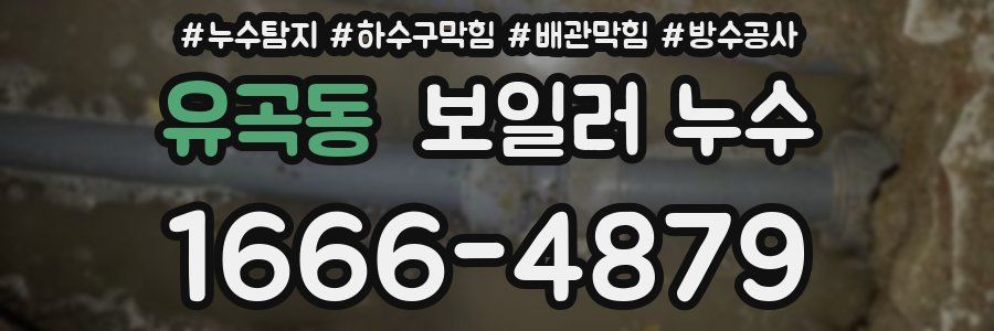 유곡동 보일러 누수
