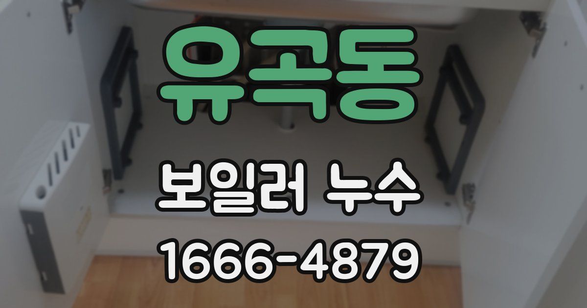 유곡동 보일러 누수