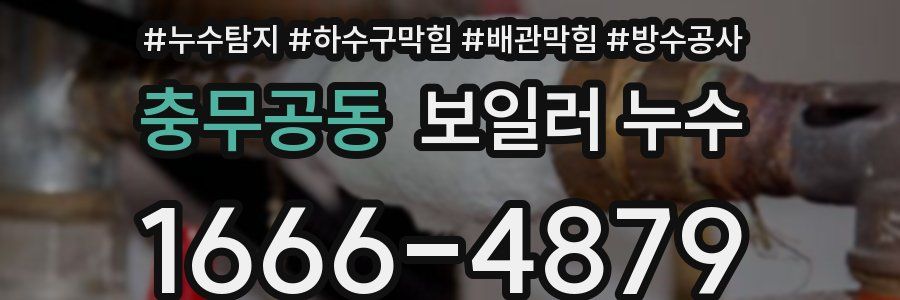 충무공동 보일러 누수
