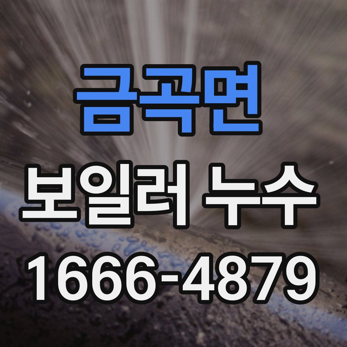 금곡면 보일러 누수