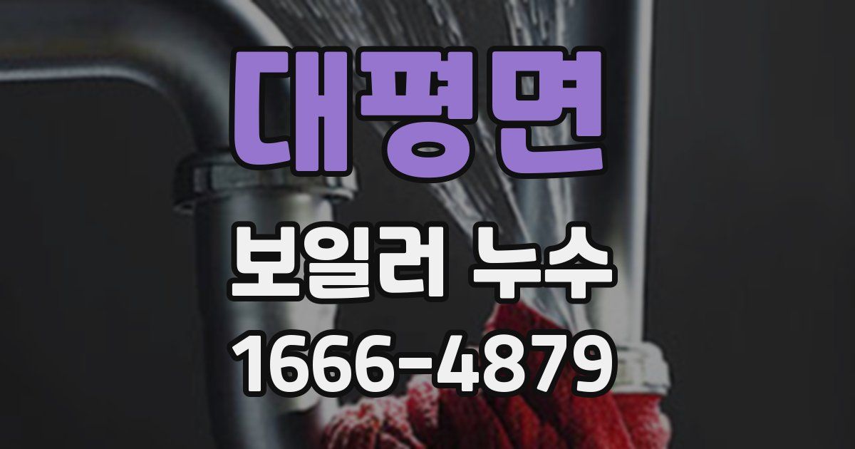 대평면 보일러 누수