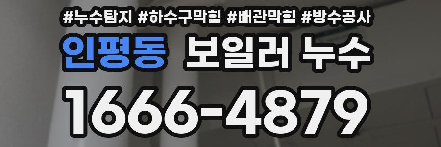 인평동 보일러 누수