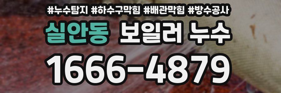 실안동 보일러 누수