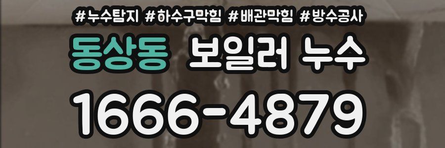 동상동 보일러 누수
