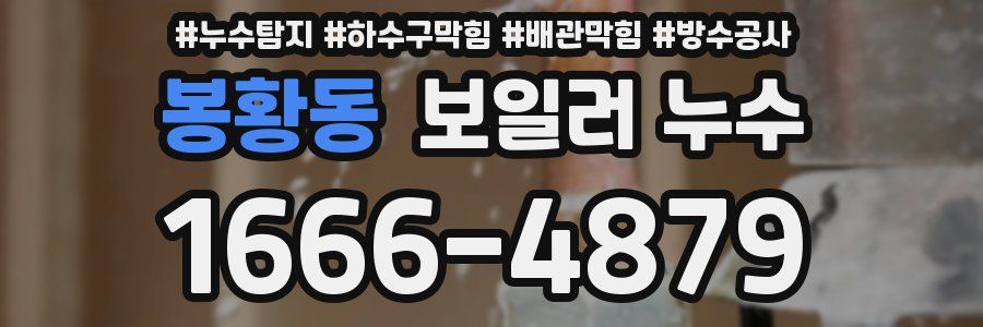 봉황동 보일러 누수