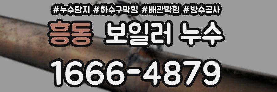 흥동 보일러 누수