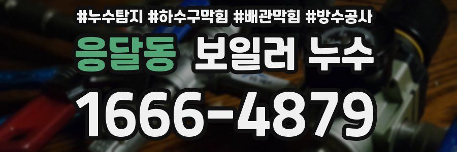 응달동 보일러 누수
