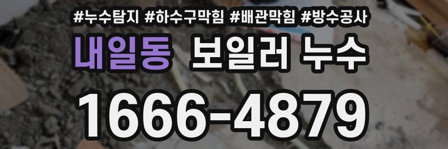 내일동 보일러 누수