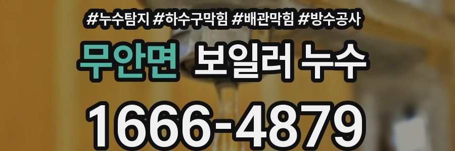 무안면 보일러 누수