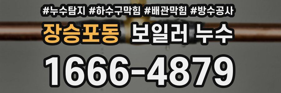 장승포동 보일러 누수