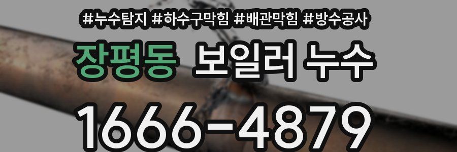 장평동 보일러 누수