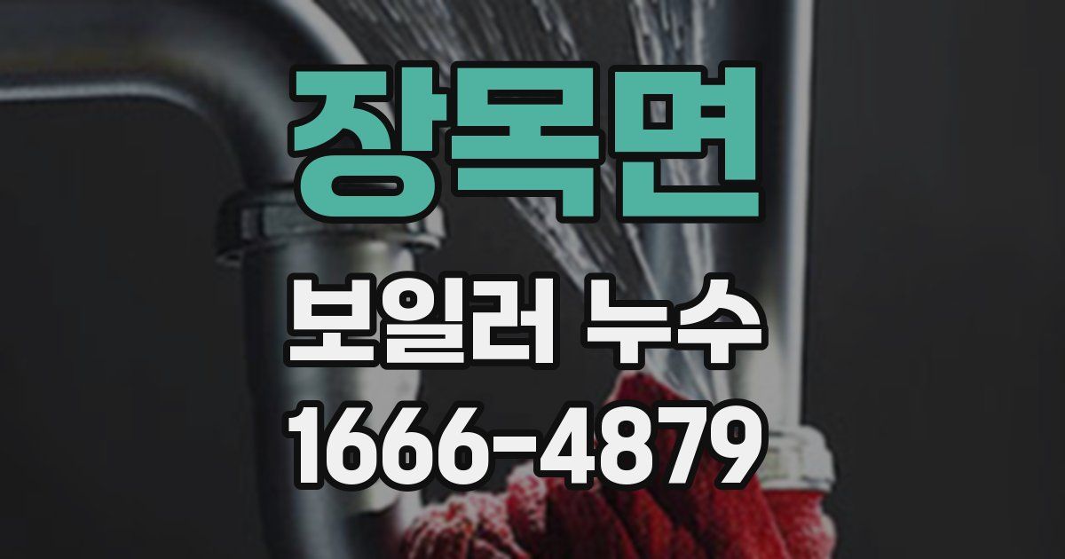 장목면 보일러 누수
