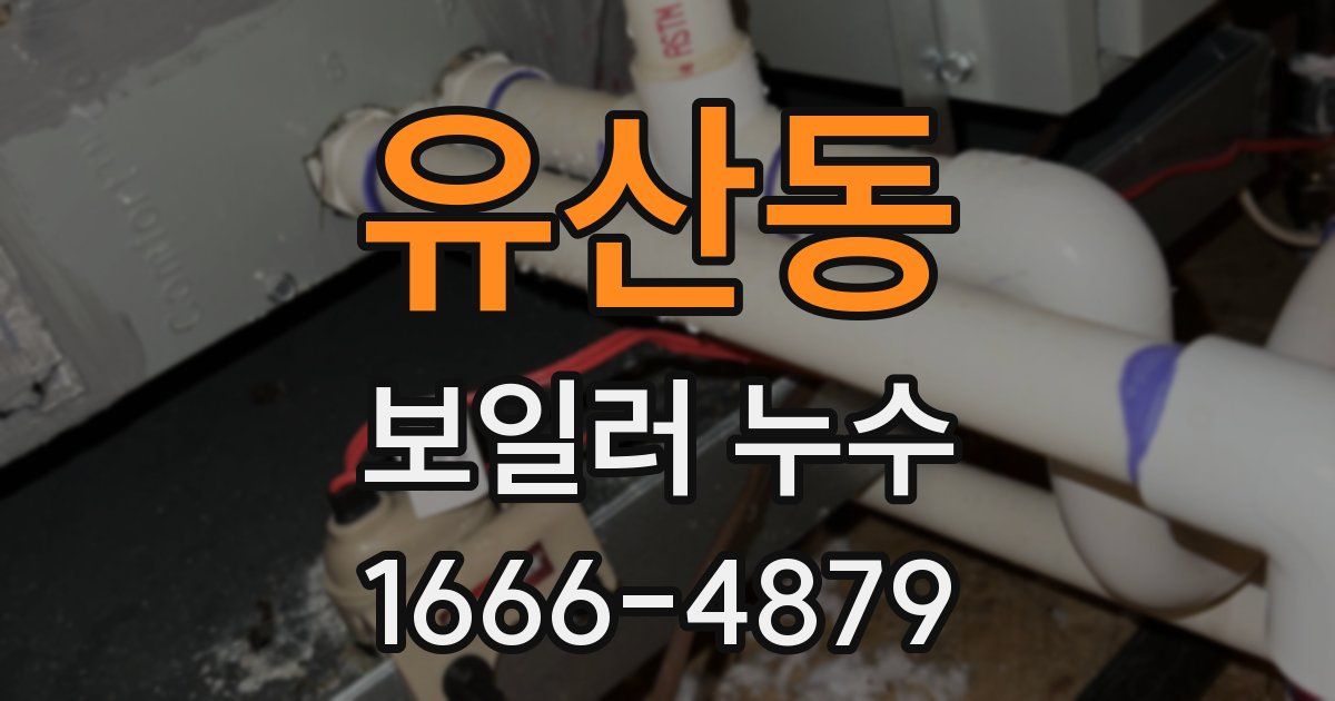 유산동 보일러 누수