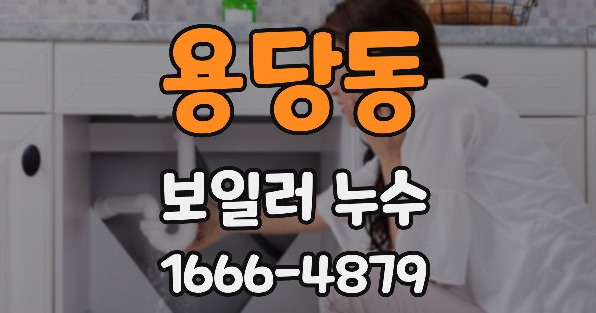 용당동 보일러 누수