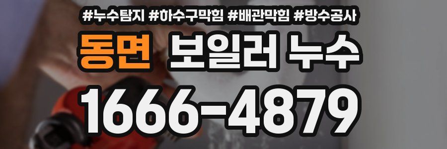 동면 보일러 누수