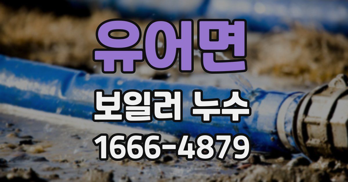 유어면 보일러 누수