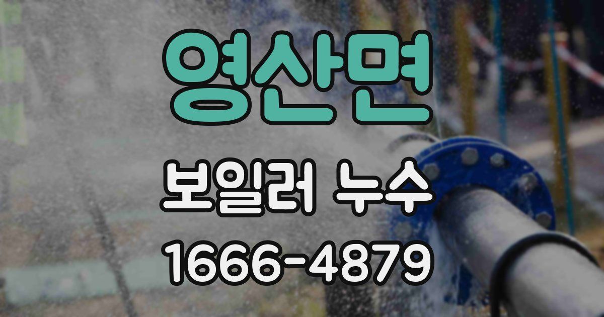 영산면 보일러 누수