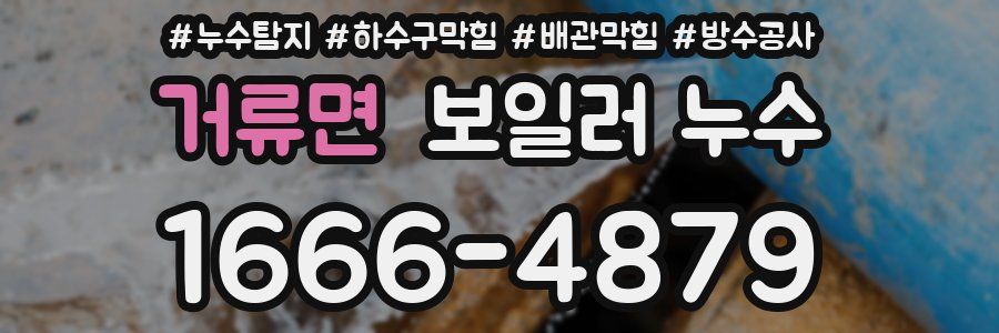 거류면 보일러 누수