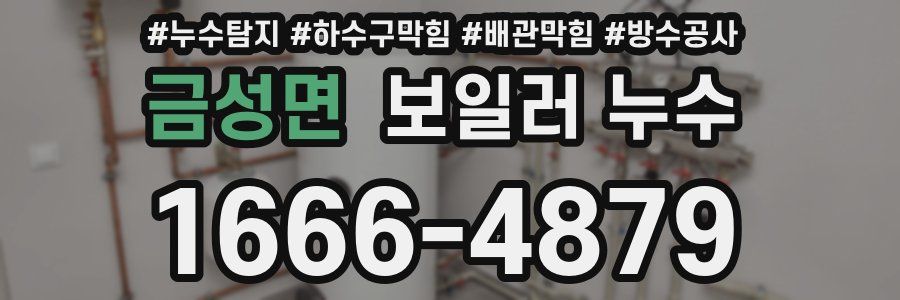 금성면 보일러 누수