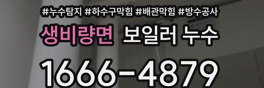 생비량면 보일러 누수