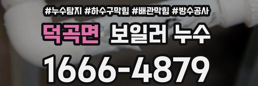 덕곡면 보일러 누수