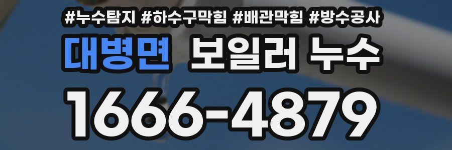 대병면 보일러 누수