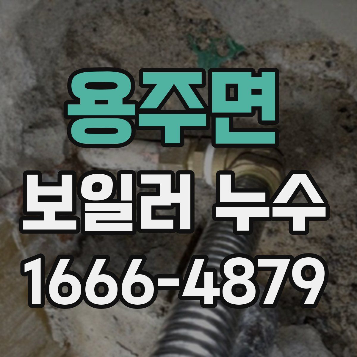 용주면 보일러 누수
