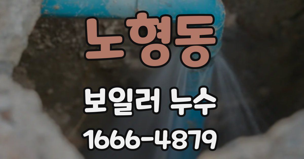노형동 보일러 누수